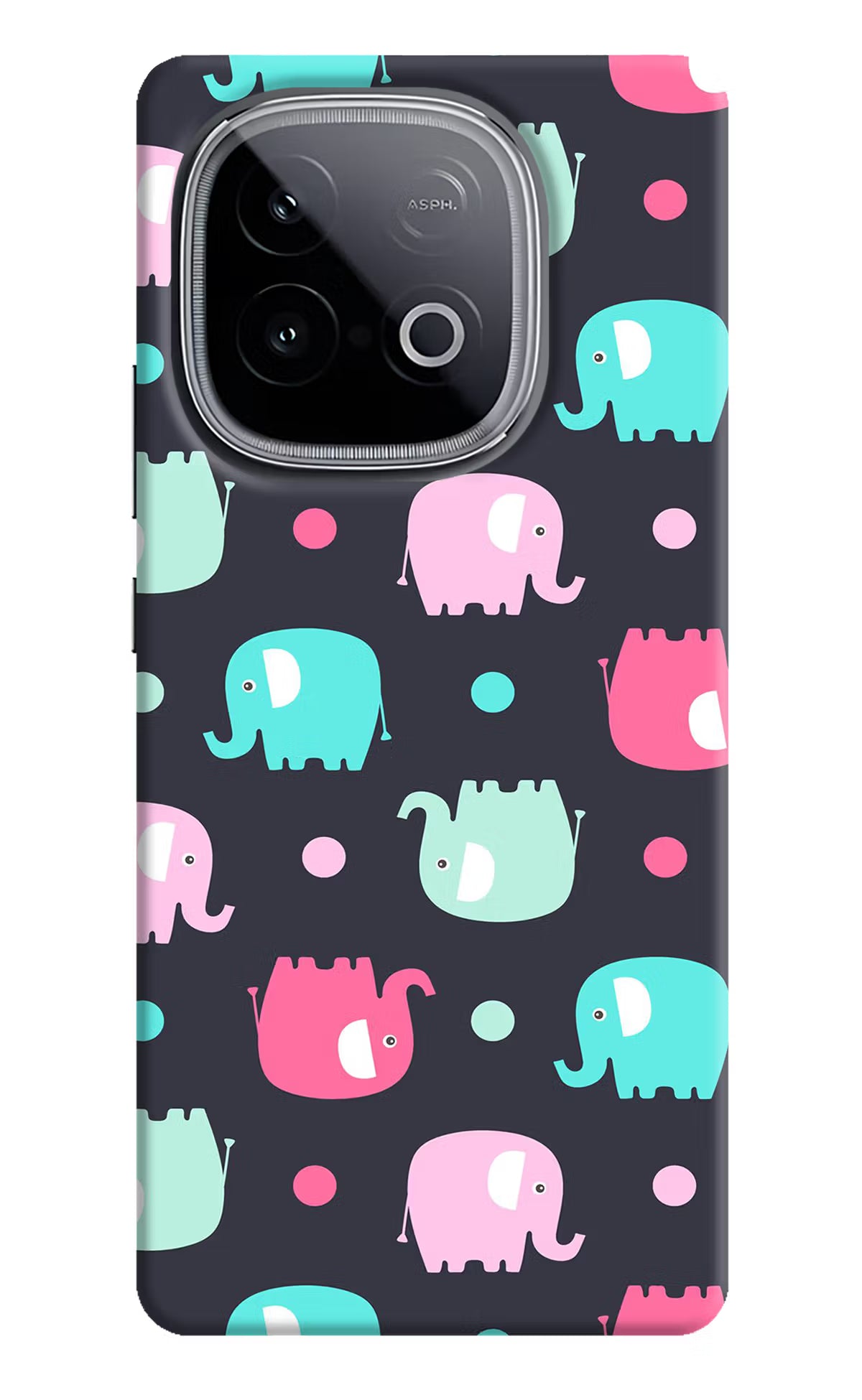 Elephants iQOO Neo 10 Hard Case Back Cover by Casekaro