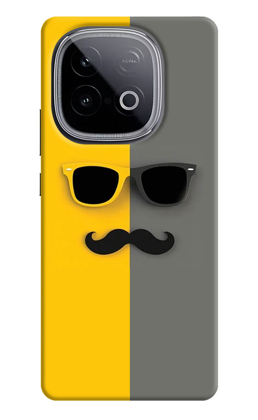 Sunglasses with Mustache iQOO Neo 10 Hard Case Back Cover by Casekaro