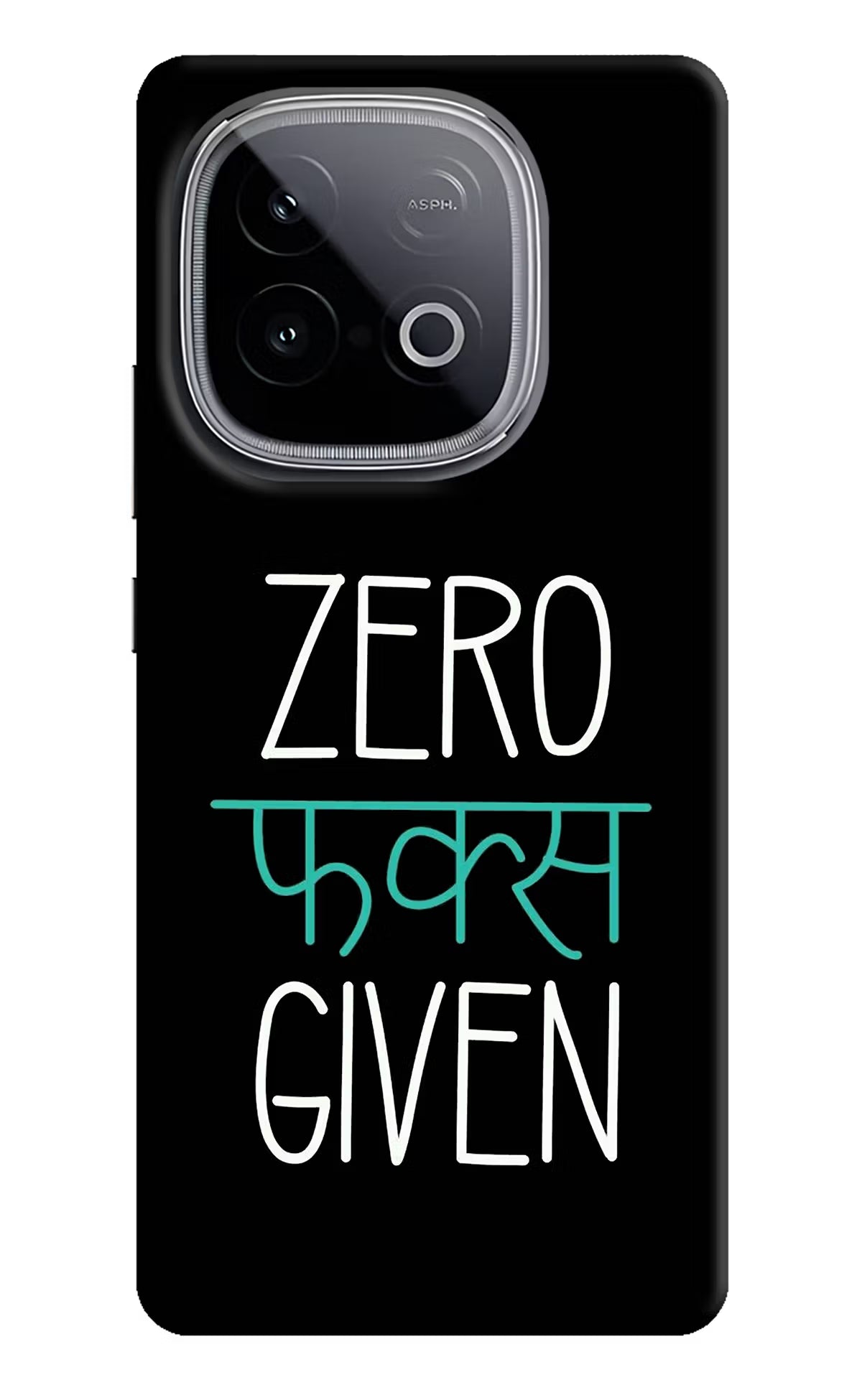 Zero Fucks Given iQOO Neo 10 Hard Case Back Cover by Casekaro
