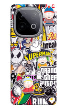 Sticker Bomb iQOO Neo 10 Hard Case Back Cover by Casekaro