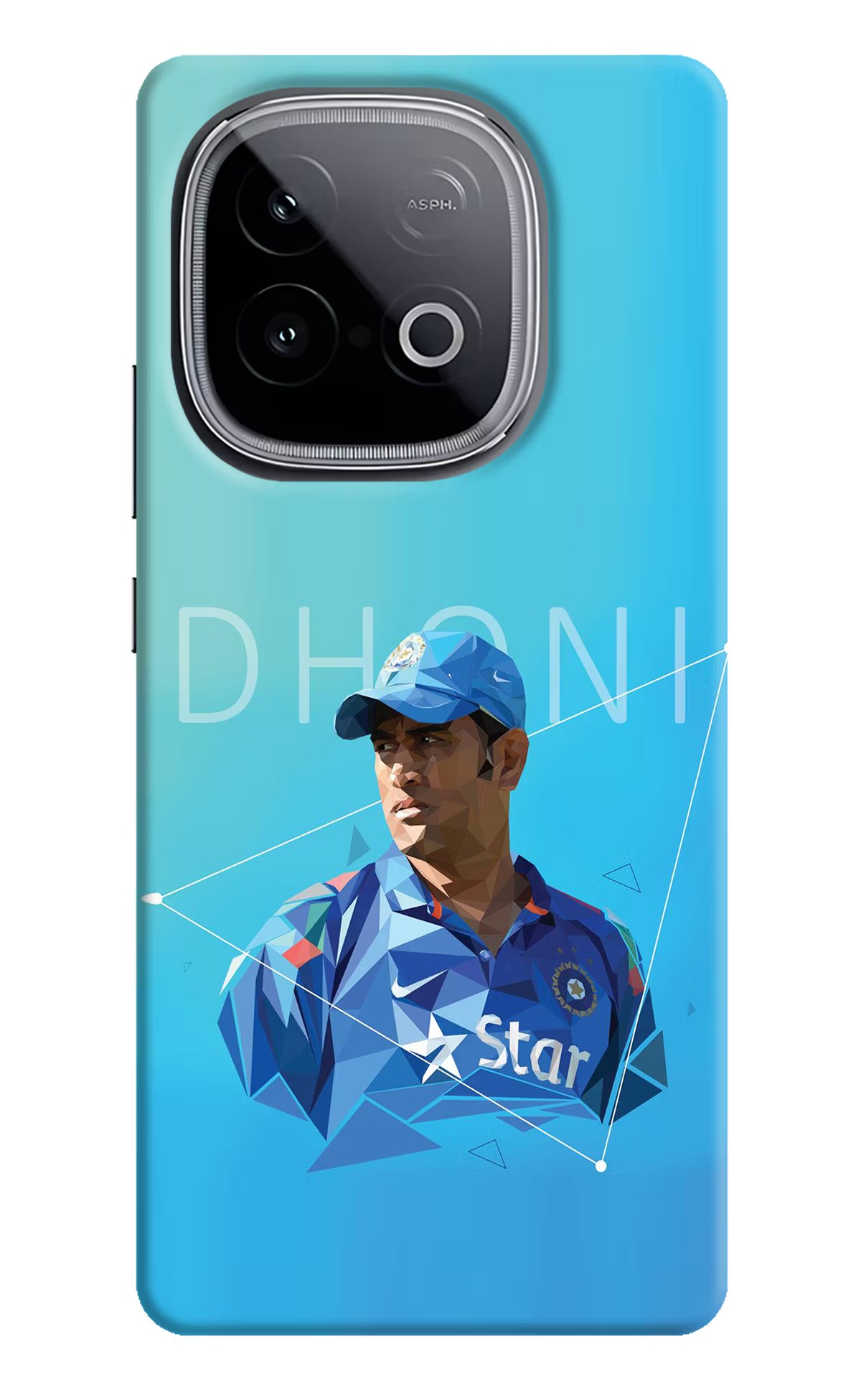 Dhoni Artwork iQOO Neo 10 Hard Case Back Cover by Casekaro