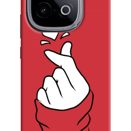Korean Love Sign iQOO Neo 10 Hard Case Back Cover by Casekaro
