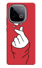 Korean Love Sign iQOO Neo 10 Hard Case Back Cover by Casekaro