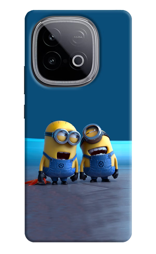 Minion Laughing iQOO Neo 10 Hard Case Back Cover by Casekaro