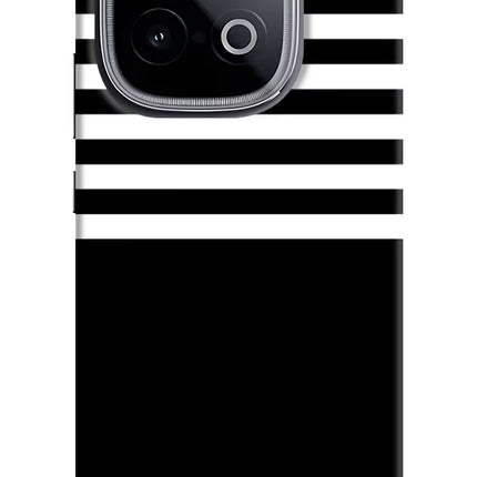 Black and White Print iQOO Neo 10 Hard Case Back Cover by Casekaro