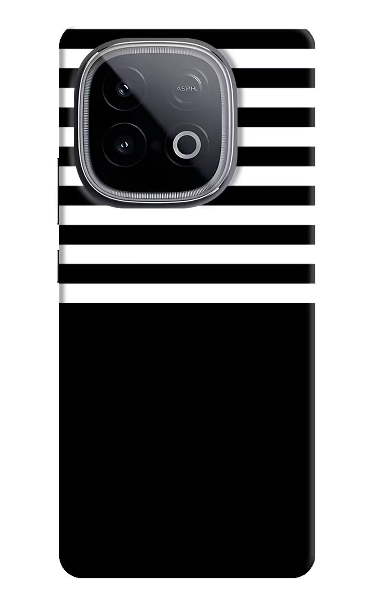 Black and White Print iQOO Neo 10 Hard Case Back Cover by Casekaro