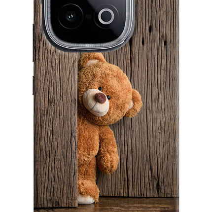 Teddy Wooden iQOO Neo 10 Hard Case Back Cover by Casekaro