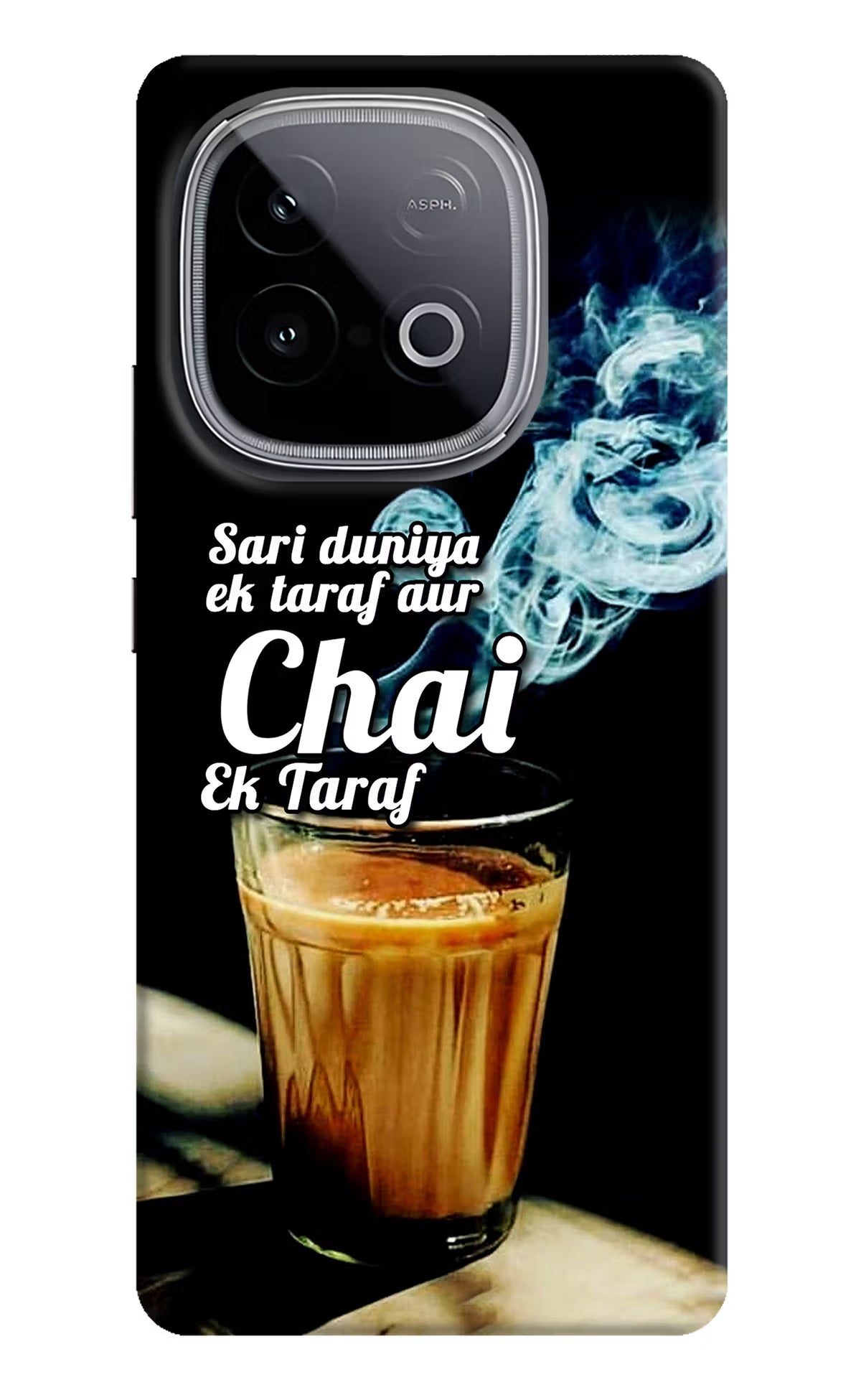 Chai Ek Taraf Quote iQOO Neo 10 Hard Case Back Cover by Casekaro