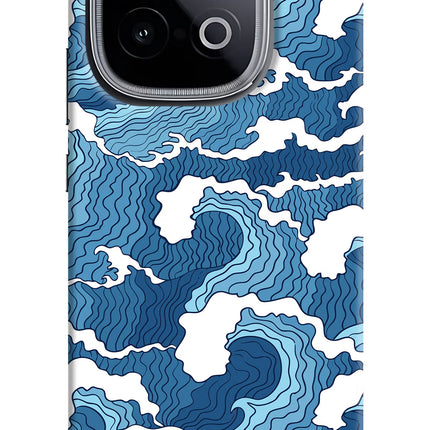 Blue Waves iQOO Neo 10 Hard Case Back Cover by Casekaro
