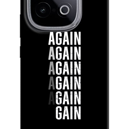 Again Again Gain iQOO Neo 10 Hard Case Back Cover by Casekaro