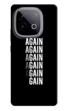 Again Again Gain iQOO Neo 10 Hard Case Back Cover by Casekaro