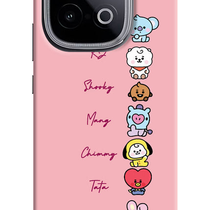BTS names iQOO Neo 10 Hard Case Back Cover by Casekaro