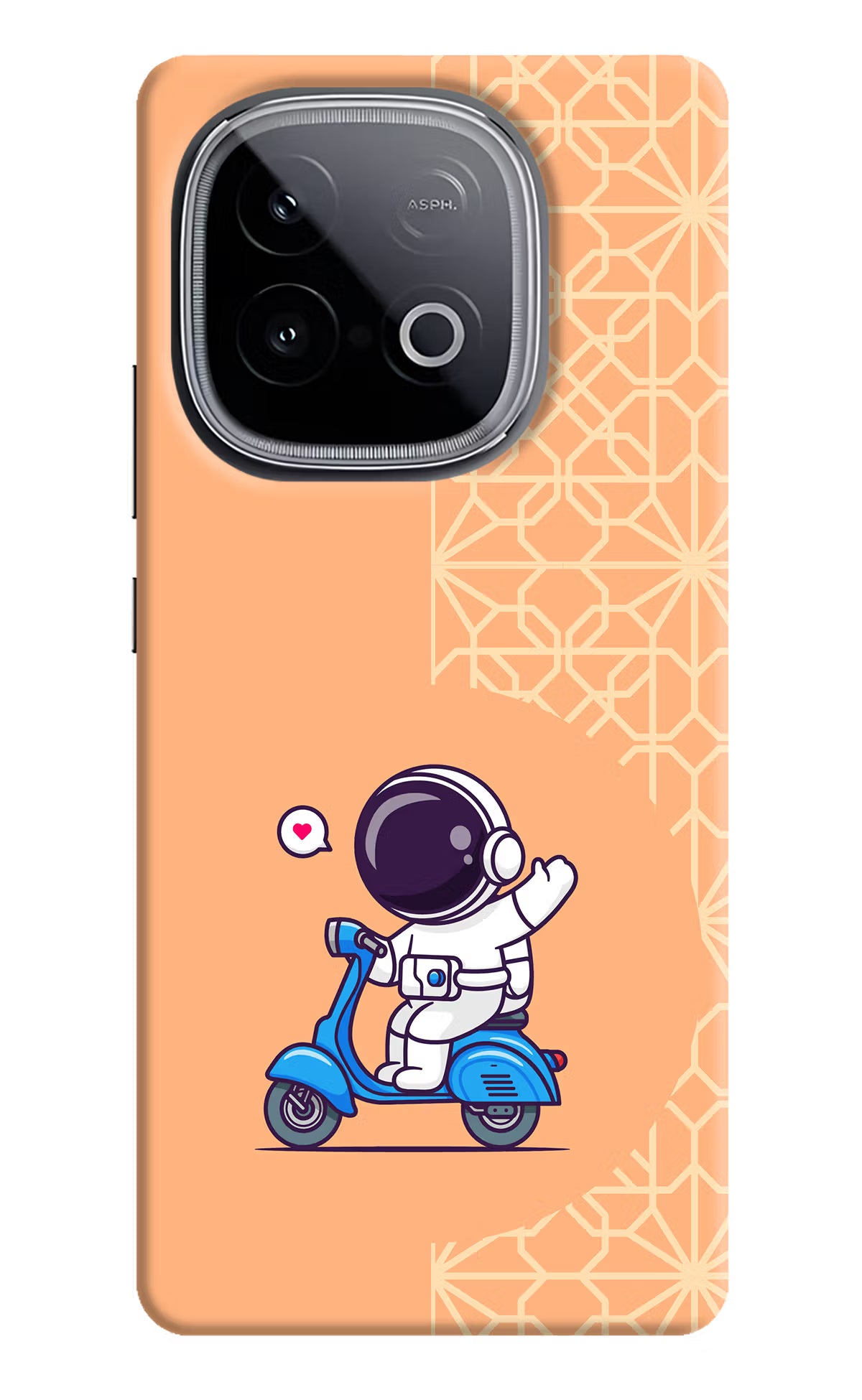 Cute Astronaut Riding iQOO Neo 10 Hard Case Back Cover by Casekaro