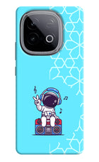 Cute Astronaut Chilling iQOO Neo 10 Hard Case Back Cover by Casekaro