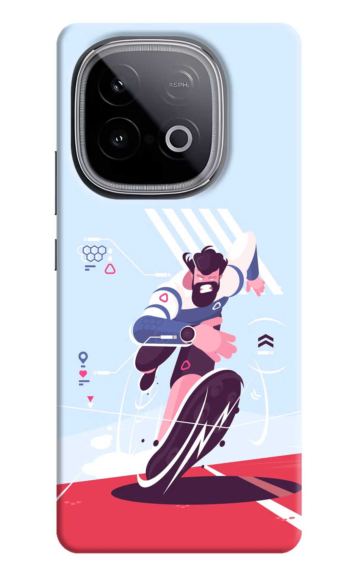 Run Pro iQOO Neo 10 Hard Case Back Cover by Casekaro