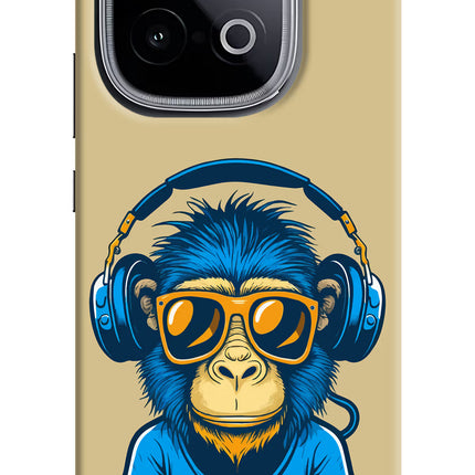 Monkey Headphone iQOO Neo 10 Hard Case Back Cover by Casekaro
