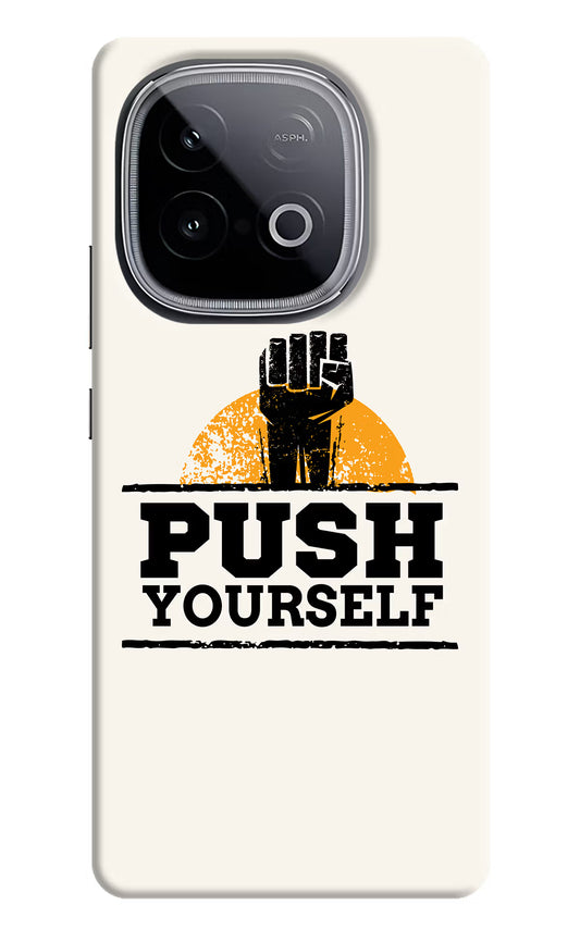 Push Yourself iQOO Neo 10 Hard Case Back Cover by Casekaro