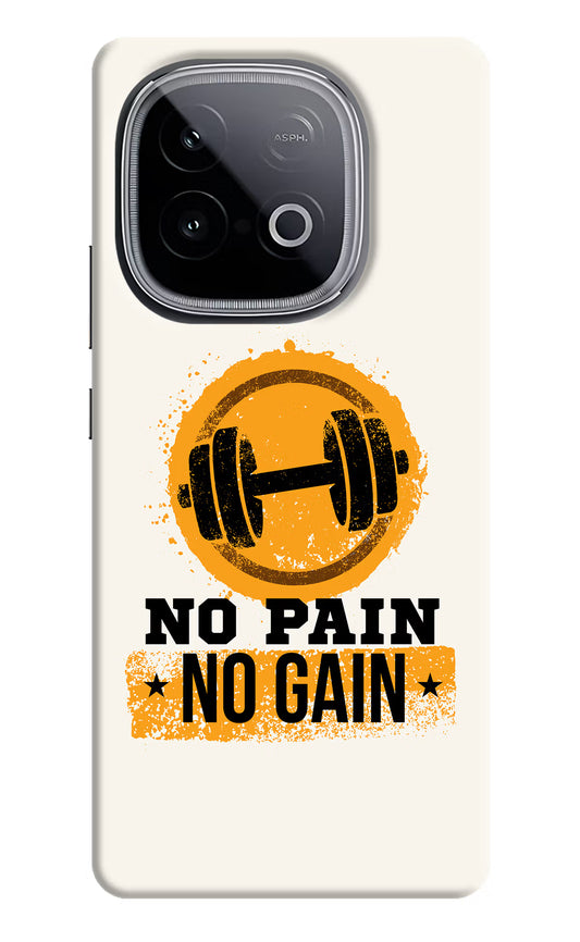 No Pain No Gain iQOO Neo 10 Hard Case Back Cover by Casekaro