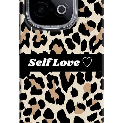 Leopard Print Self Love iQOO Neo 10 Hard Case Back Cover by Casekaro