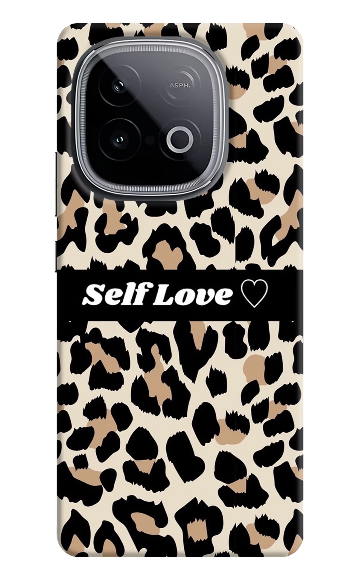 Leopard Print Self Love iQOO Neo 10 Hard Case Back Cover by Casekaro