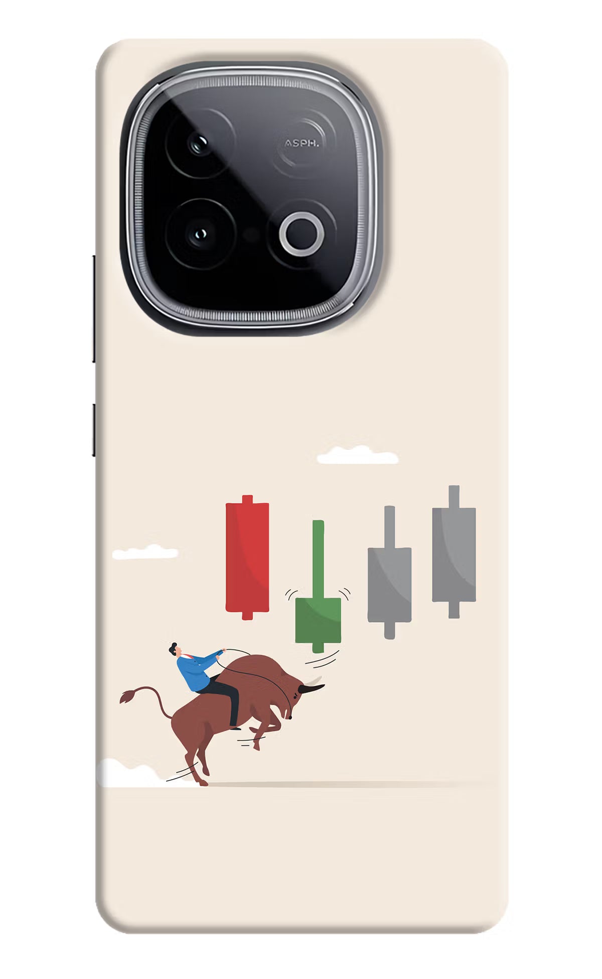 Bull Trading Momentum iQOO Neo 10 Hard Case Back Cover by Casekaro