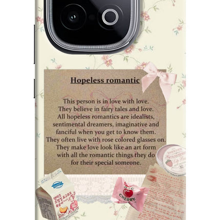 Hopeless Romantic iQOO Neo 10 Hard Case Back Cover by Casekaro
