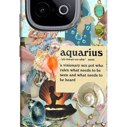Aquarius Zodiac iQOO Neo 10 Hard Case Back Cover by Casekaro