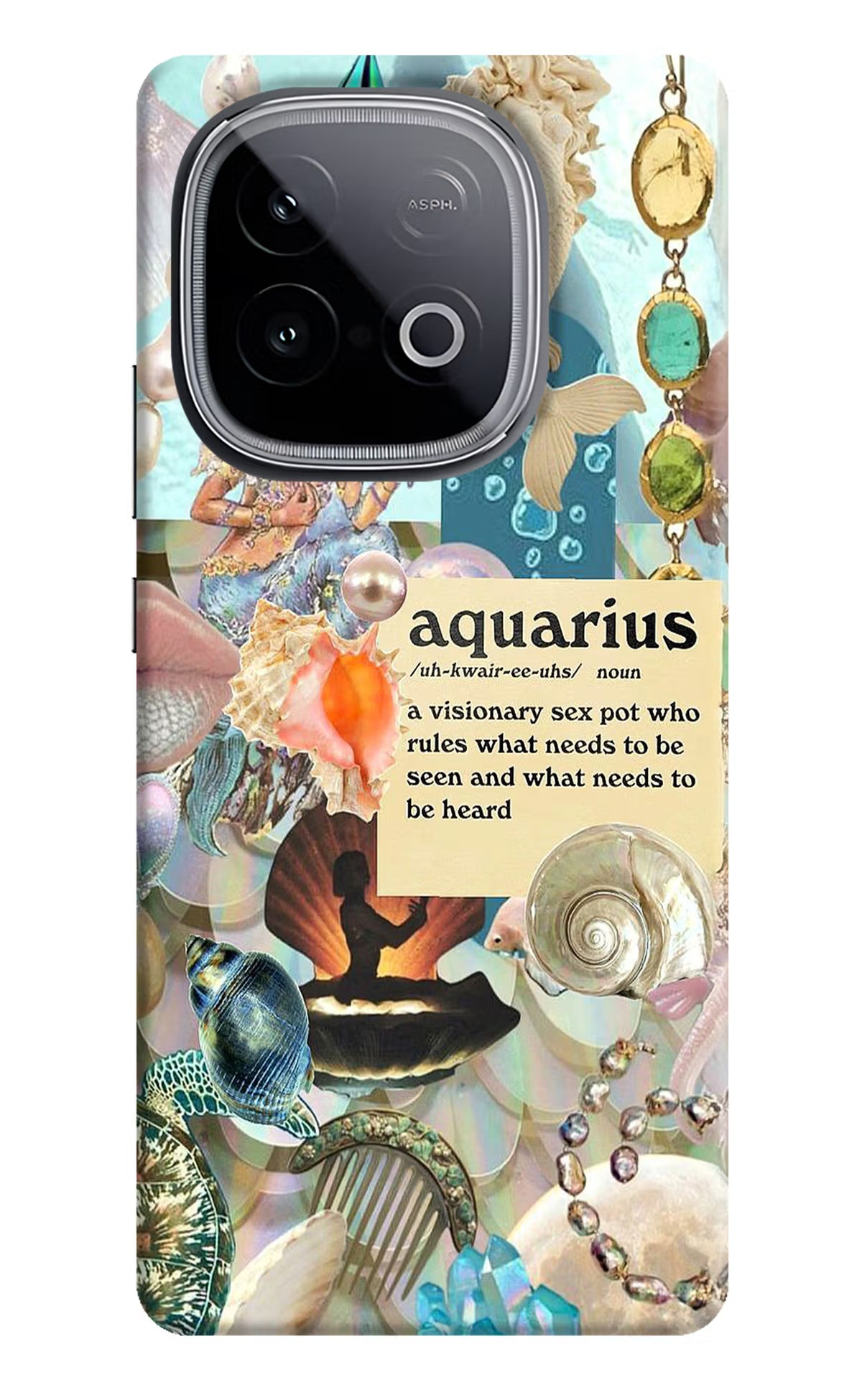 Aquarius Zodiac iQOO Neo 10 Hard Case Back Cover by Casekaro