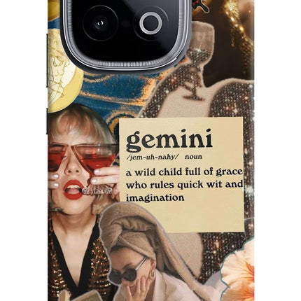 Gemini Zodiac iQOO Neo 10 Hard Case Back Cover by Casekaro