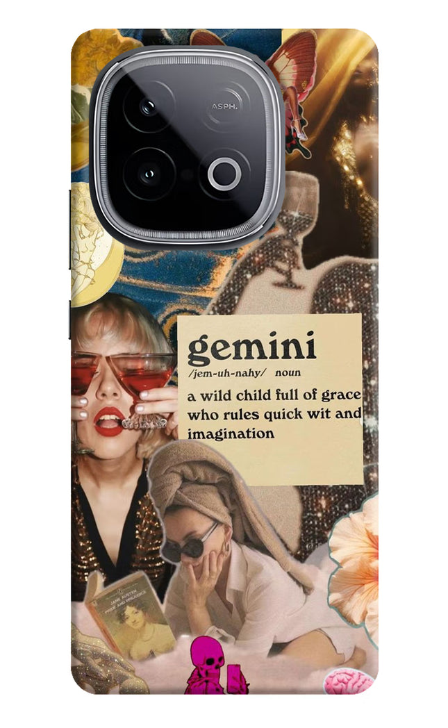 Gemini Zodiac iQOO Neo 10 Hard Case Back Cover by Casekaro