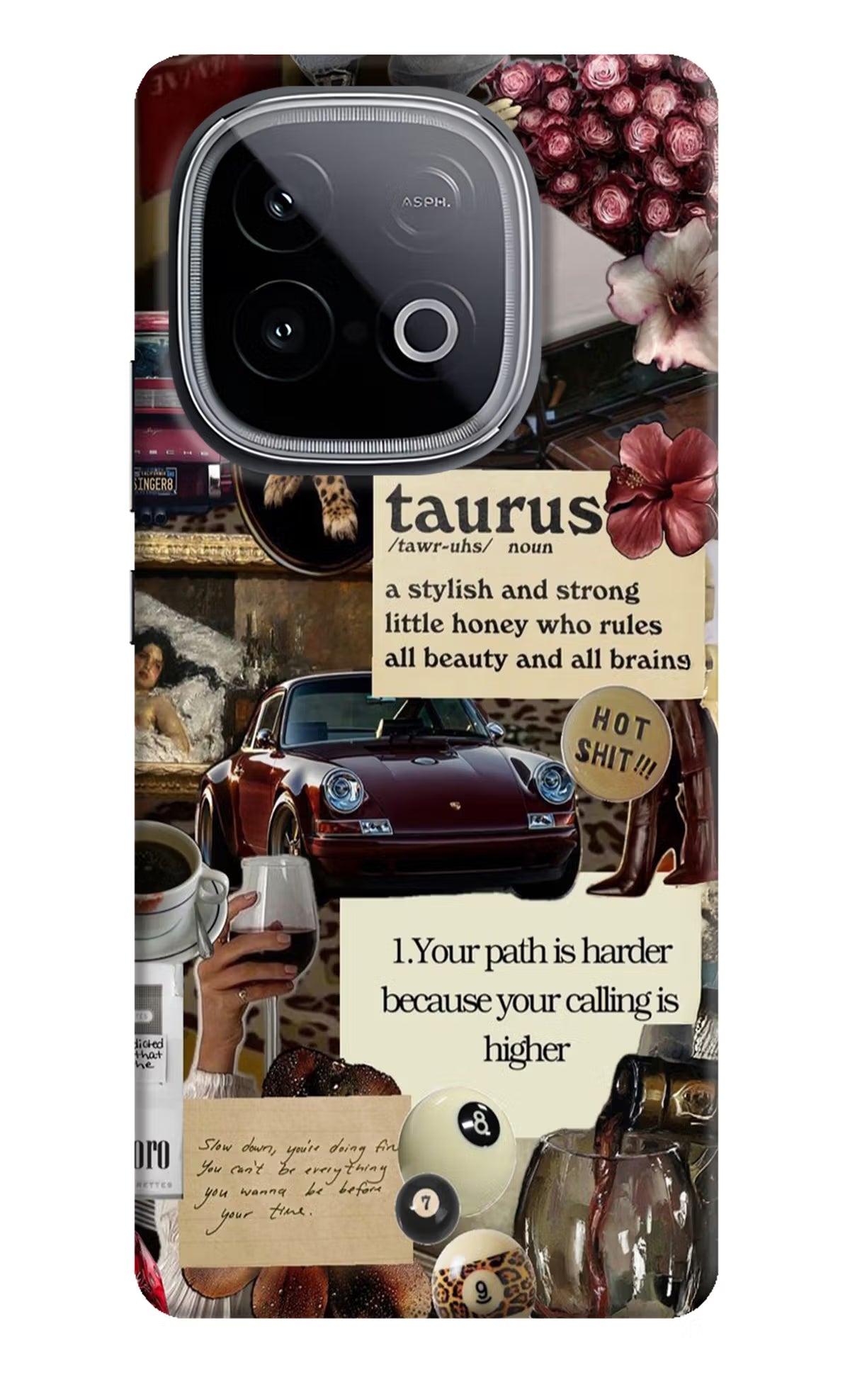 Taurus Zodiac iQOO Neo 10 Hard Case Back Cover by Casekaro