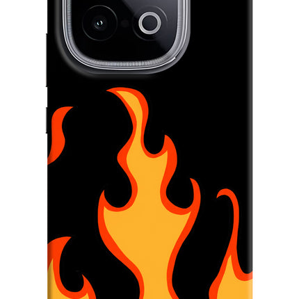 Fired Up – Black iQOO Neo 10 Hard Case Back Cover by Casekaro