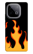 Fired Up – Black iQOO Neo 10 Hard Case Back Cover by Casekaro