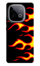 Side Sweep Flames iQOO Neo 10 Hard Case Back Cover by Casekaro