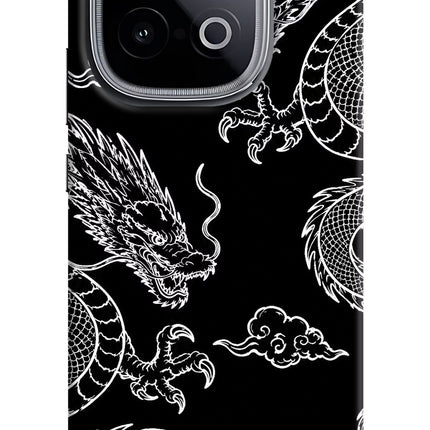 Twin Dragons iQOO Neo 10 Hard Case Back Cover by Casekaro