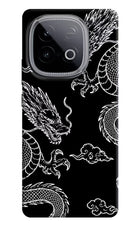 Twin Dragons iQOO Neo 10 Hard Case Back Cover by Casekaro