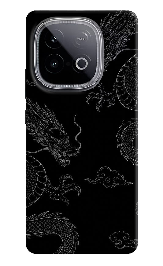 Twin Dragons iQOO Neo 10 Hard Case Back Cover by Casekaro