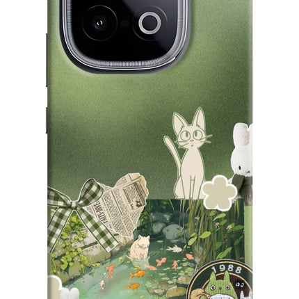 Aesthetic anime iQOO Neo 10 Hard Case Back Cover by Casekaro