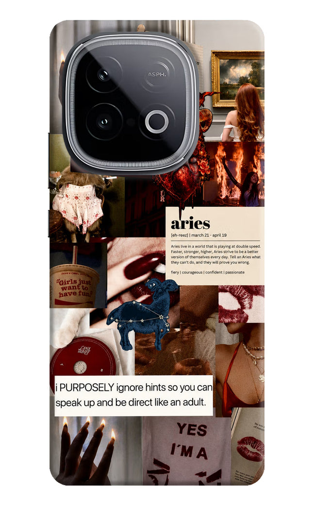 Zodiac Aries iQOO Neo 10 Hard Case Back Cover by Casekaro