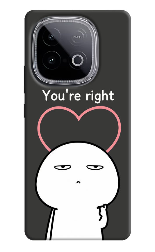 You're Right iQOO Neo 10 Hard Case Back Cover by Casekaro