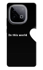 This World iQOO Neo 10 Hard Case Back Cover by Casekaro