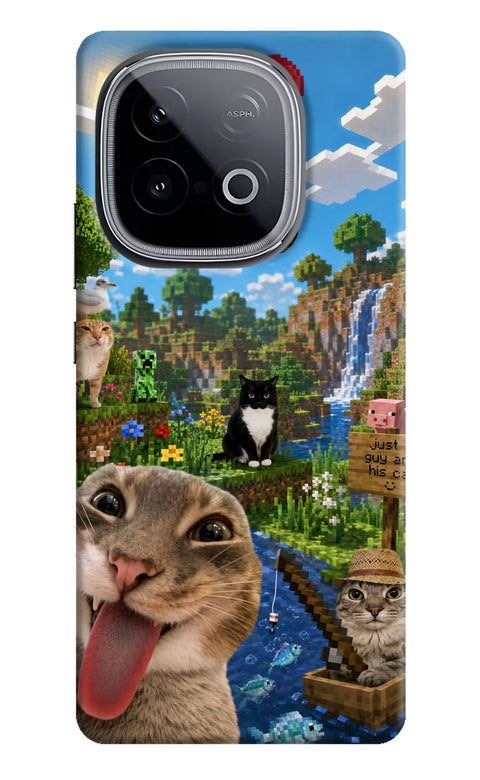 Minecraft Cat Chaos iQOO Neo 10 Back Cover