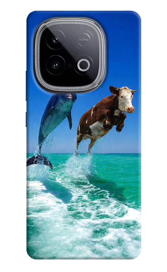 Dolphin vs Cow iQOO Neo 10 Hard Case Back Cover by Casekaro
