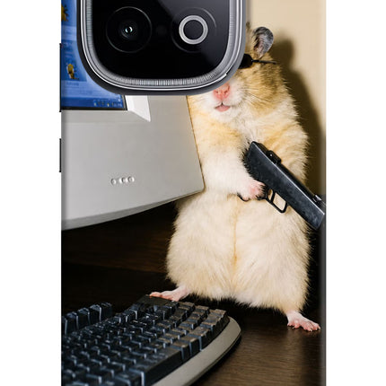 Hacker Hamster iQOO Neo 10 Hard Case Back Cover by Casekaro