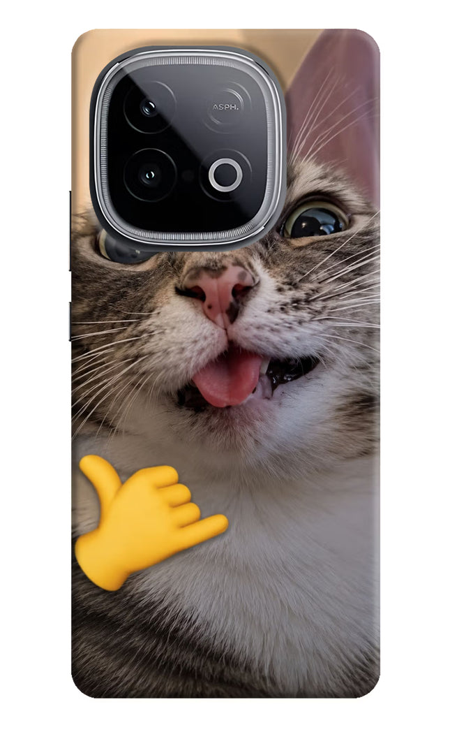 Silly Cat Call iQOO Neo 10 Hard Case Back Cover by Casekaro
