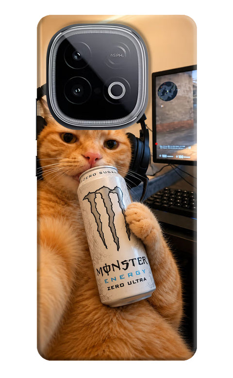 Gamer Cat Energy iQOO Neo 10 Back Cover