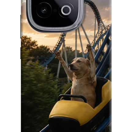 Rollercoaster Dog iQOO Neo 10 Hard Case Back Cover by Casekaro