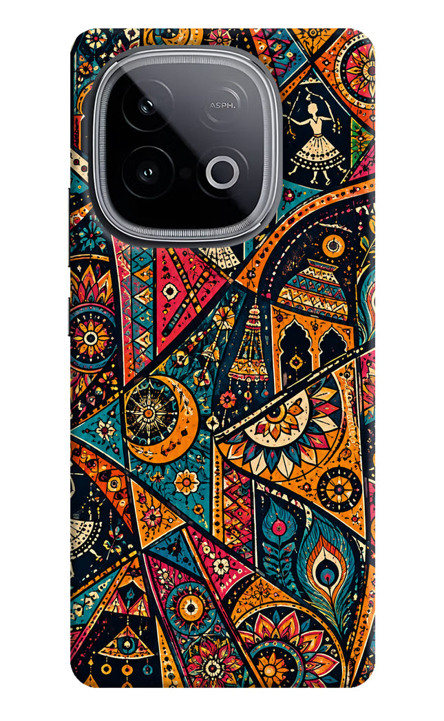 Folk Print iQOO Neo 10 Hard Case Back Cover by Casekaro