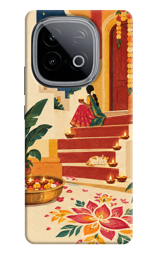 Diwali Rangoli iQOO Neo 10 Hard Case Back Cover by Casekaro