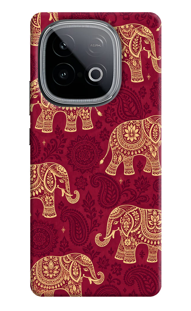 Maroon Elephant iQOO Neo 10 Hard Case Back Cover by Casekaro